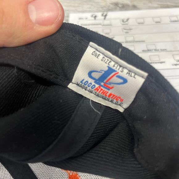 Vintage 90s Logo Athletics Cincinnati Bengals Tiger Black NFL Hat‎ Baseball Cap - Picture 3 of 7